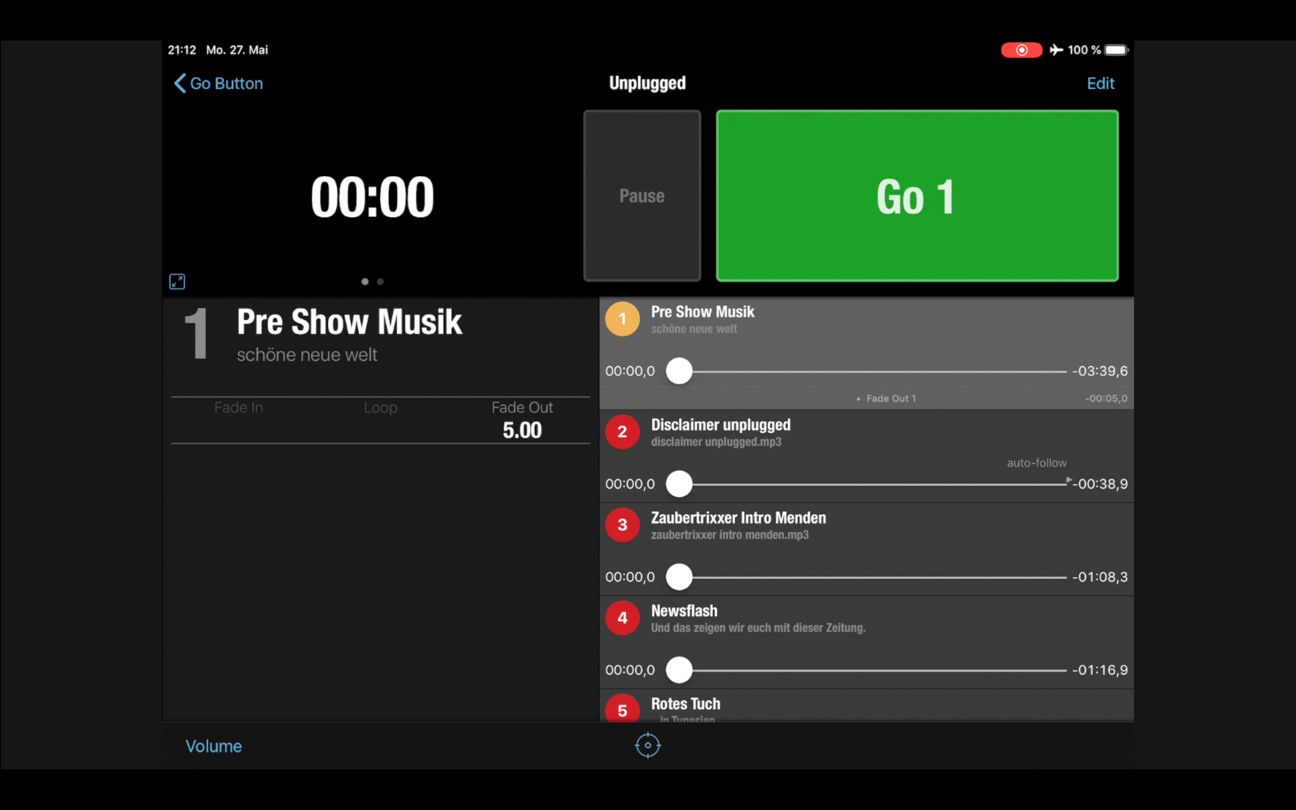Go Button App – Screenshot 3