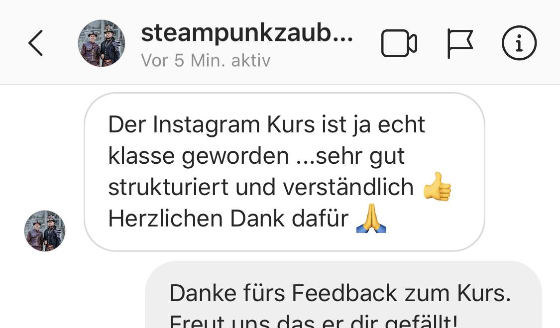 Instagram auf dem Smartphone
