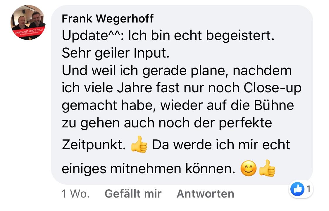 Kundenfeedback – Frank